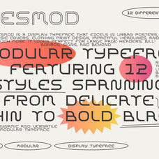 Kesmod Font - 12 styles