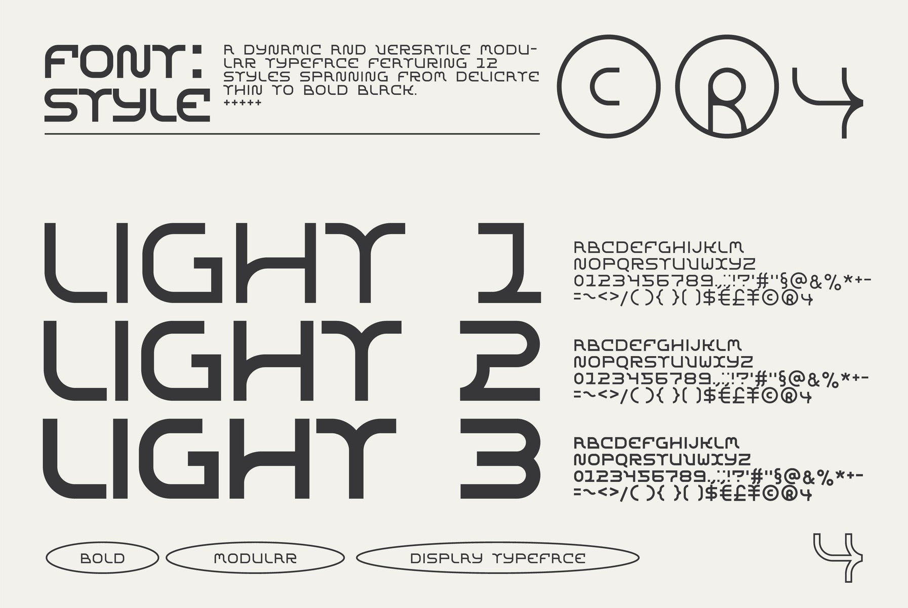 Kesmod Font - 12 styles