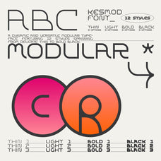Kesmod Font - 12 styles