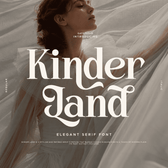 Kinder Land - Stylish Serif Font