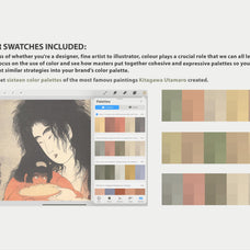 Kitagawa Utamaro Procreate Kit