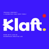 Klaft – Modern Bold Sans Serif Font