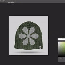 Knitted Beanie Mockup