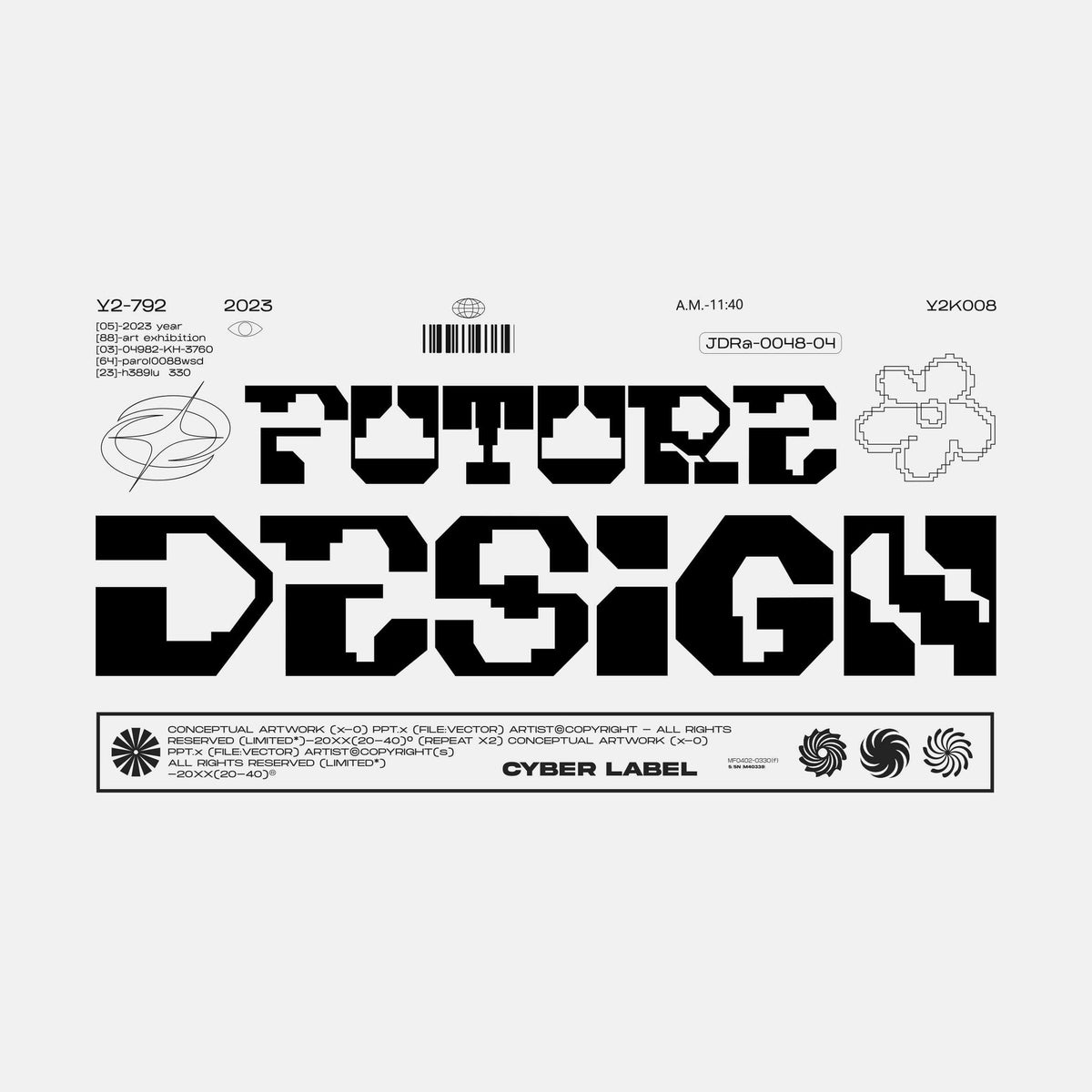 Knock Tonic - Geometric Space Typeface by Imoodev, preview 2