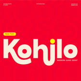 Kohilo Modern Sans Serif Font