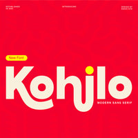 Kohilo Modern Sans Serif Font