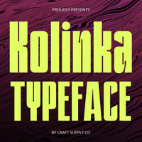 Kolinka – Inktrap Font