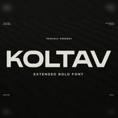 Koltav - Ultrawide Ligature Font