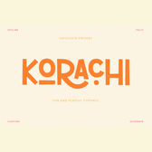 Korachi - Playful Sans Serif Font