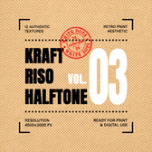 Kraft Riso Halftone Textures: White Dots