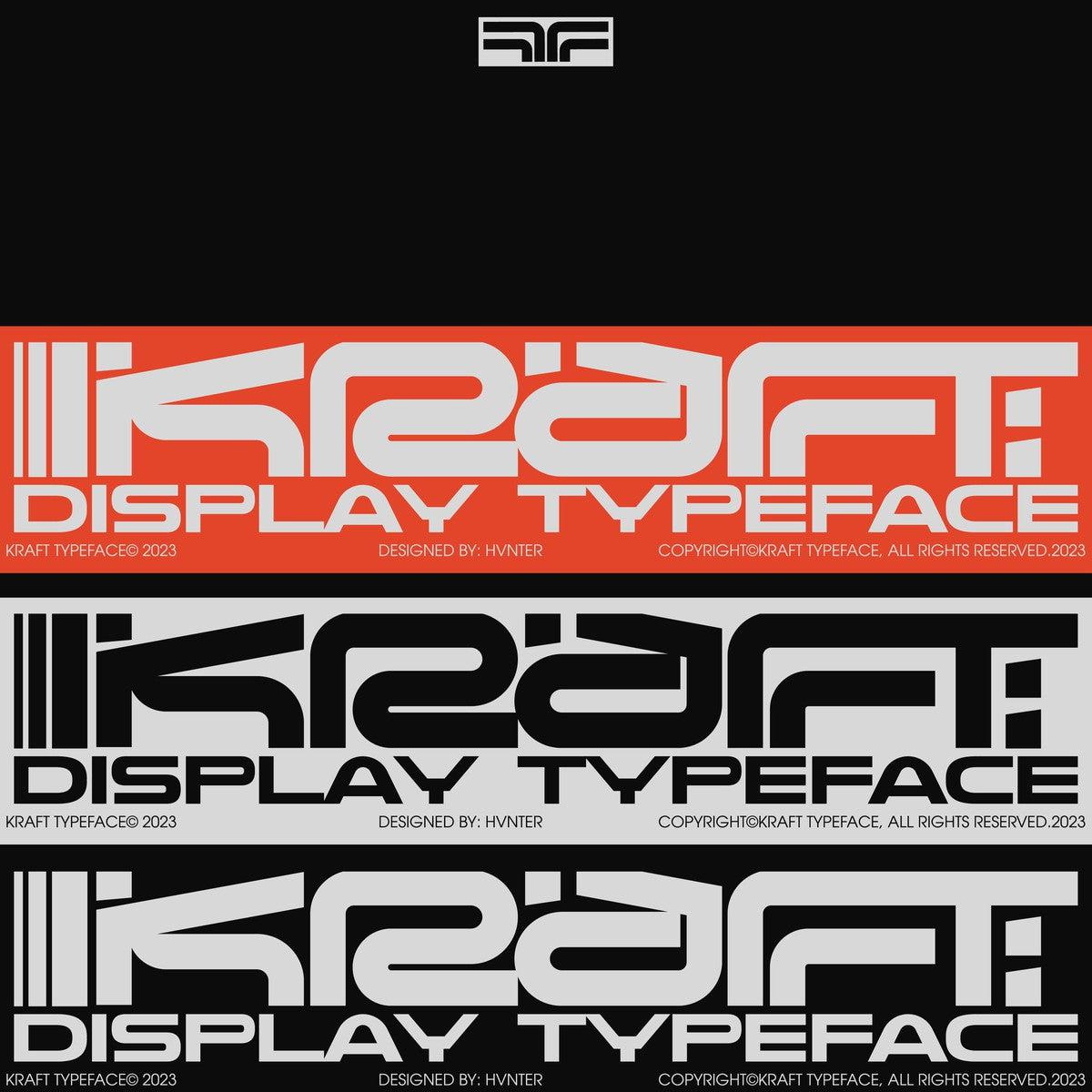 Kraft Typeface