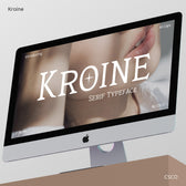 Kroine – Serif Typeface