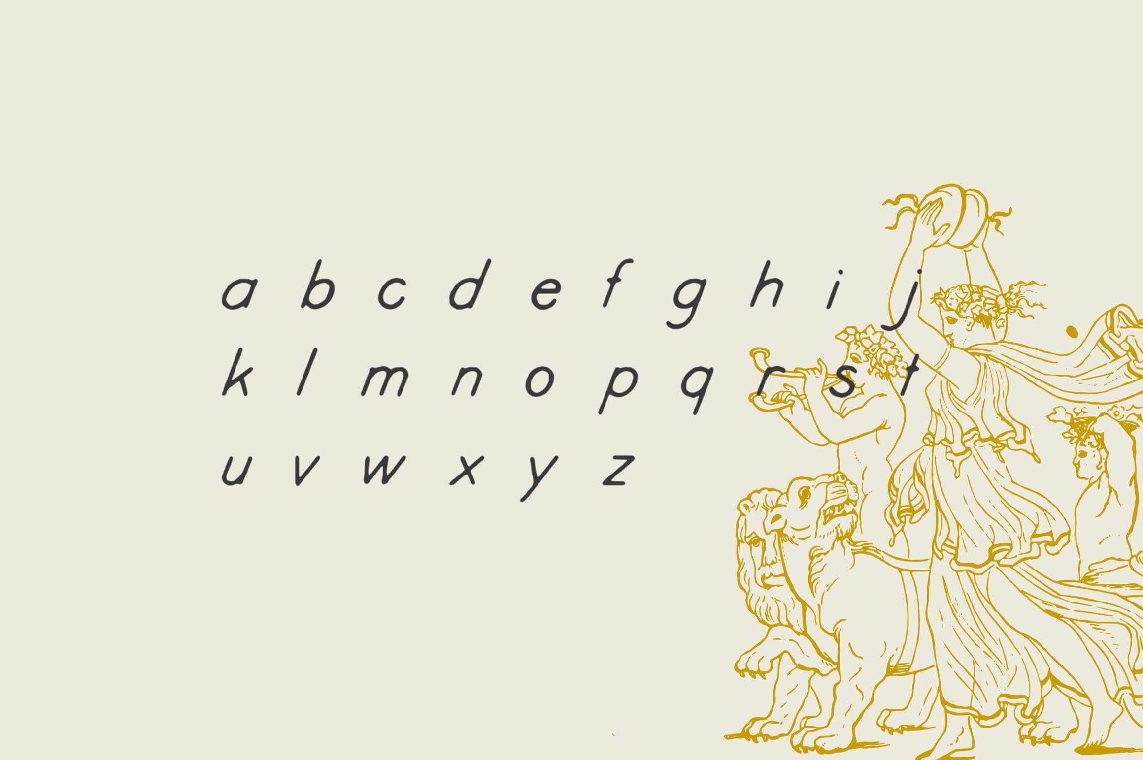 Kyril - A display hand drawn font