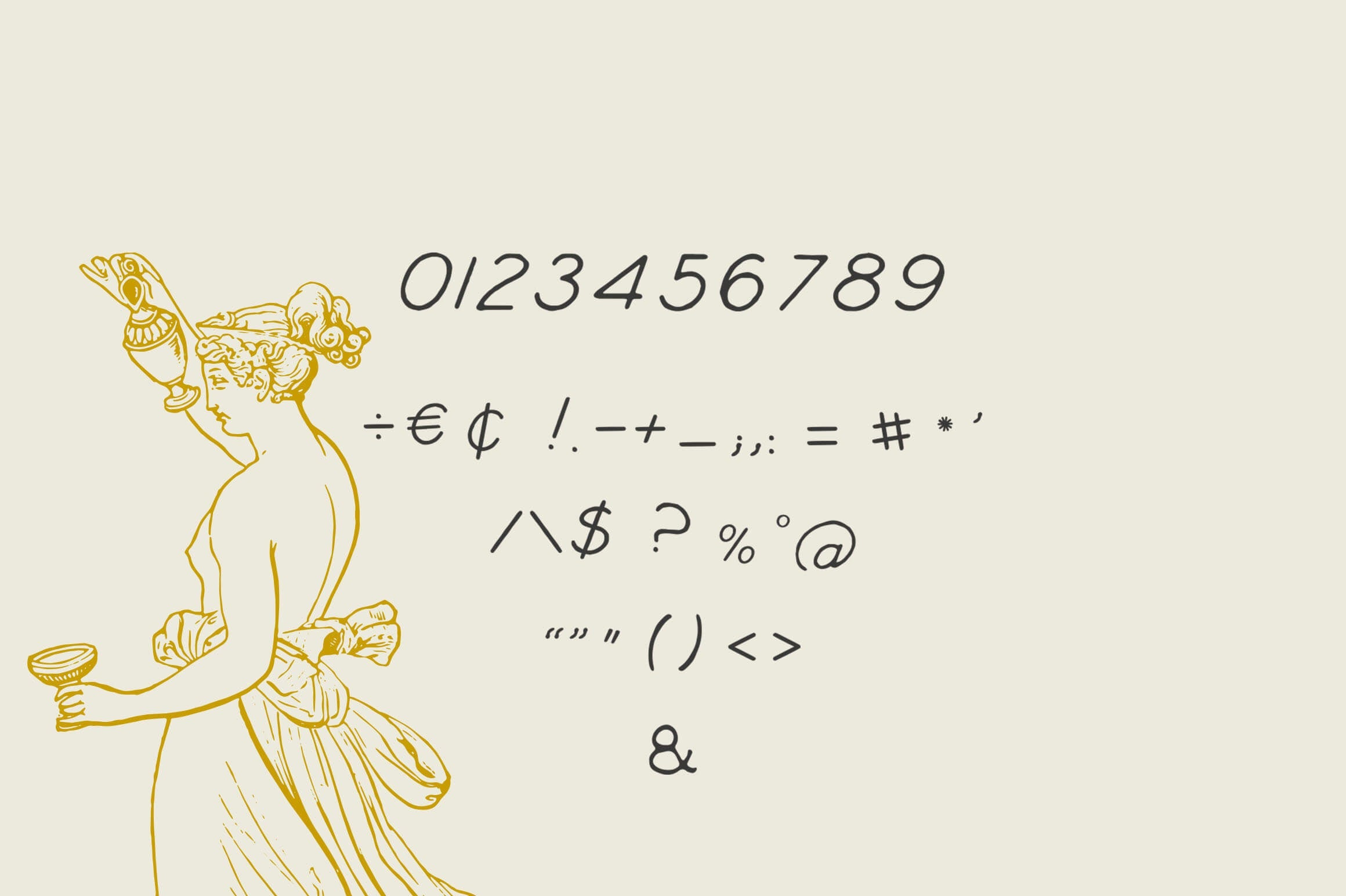 Kyril - A display hand drawn font