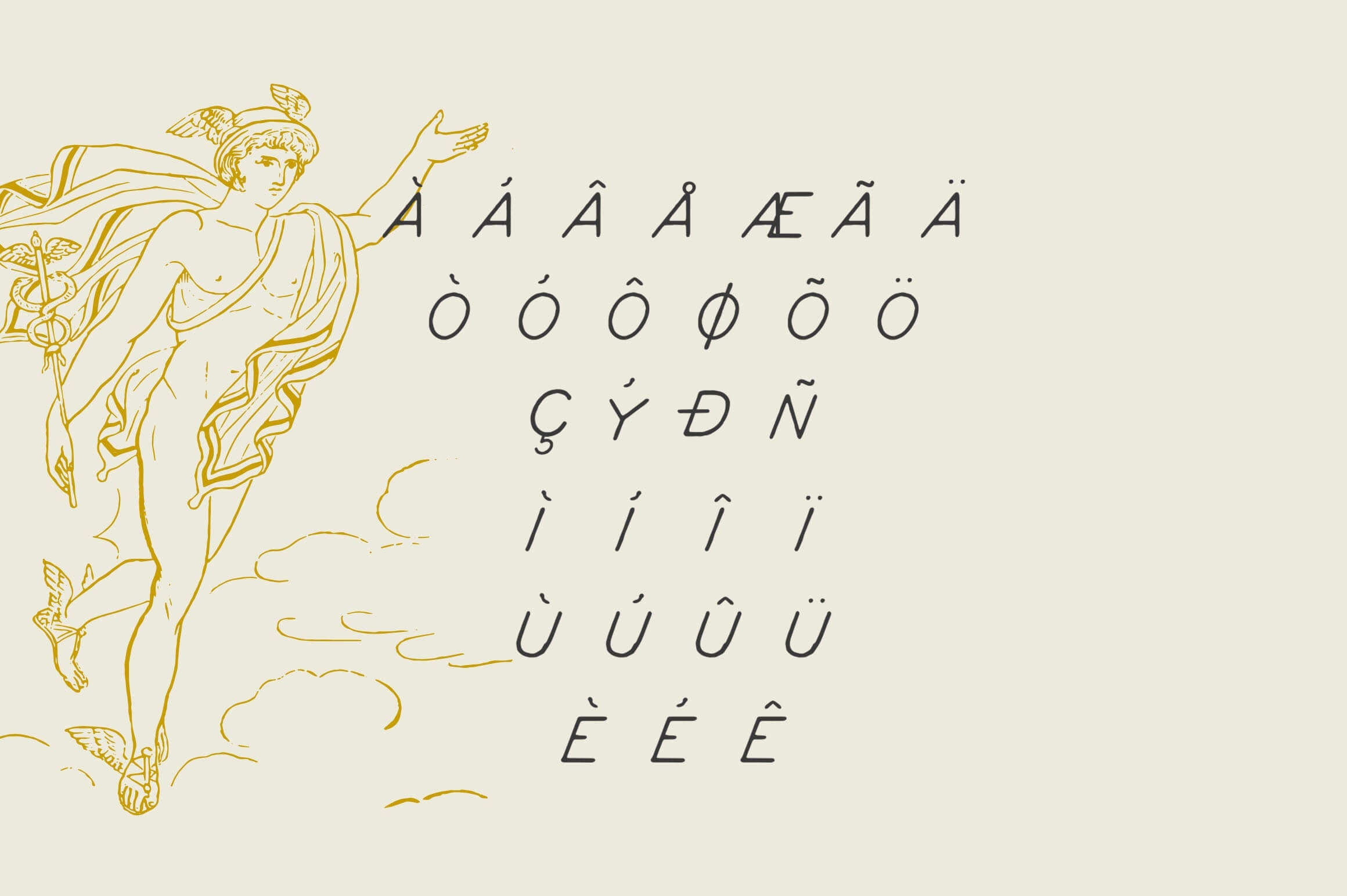 Kyril - A display hand drawn font