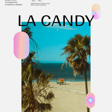 LA Candy Gradients & Shapes Bundle