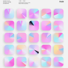 LA Candy Gradients & Shapes Bundle
