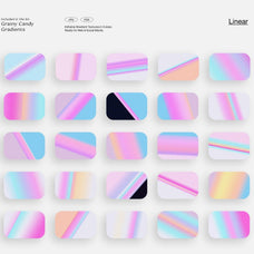 LA Candy Gradients & Shapes Bundle