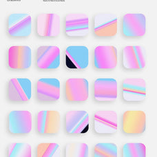 LA Candy Gradients & Shapes Bundle