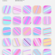 LA Candy Gradients & Shapes Bundle