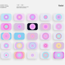 LA Candy Gradients & Shapes Bundle