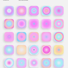 LA Candy Gradients & Shapes Bundle