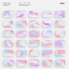 LA Candy Gradients & Shapes Bundle