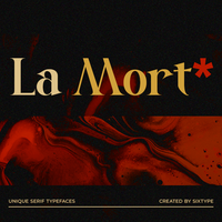 La Mort Dark Display Serif