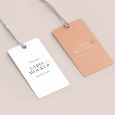 Label Tag Mockup Scenes