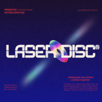 Laser Disc - Retro Sci-fi Logo Font