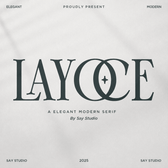 Layoce - Luxury Ligature Serif Font