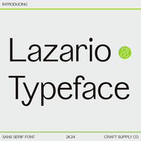 Lazario – Modern Font