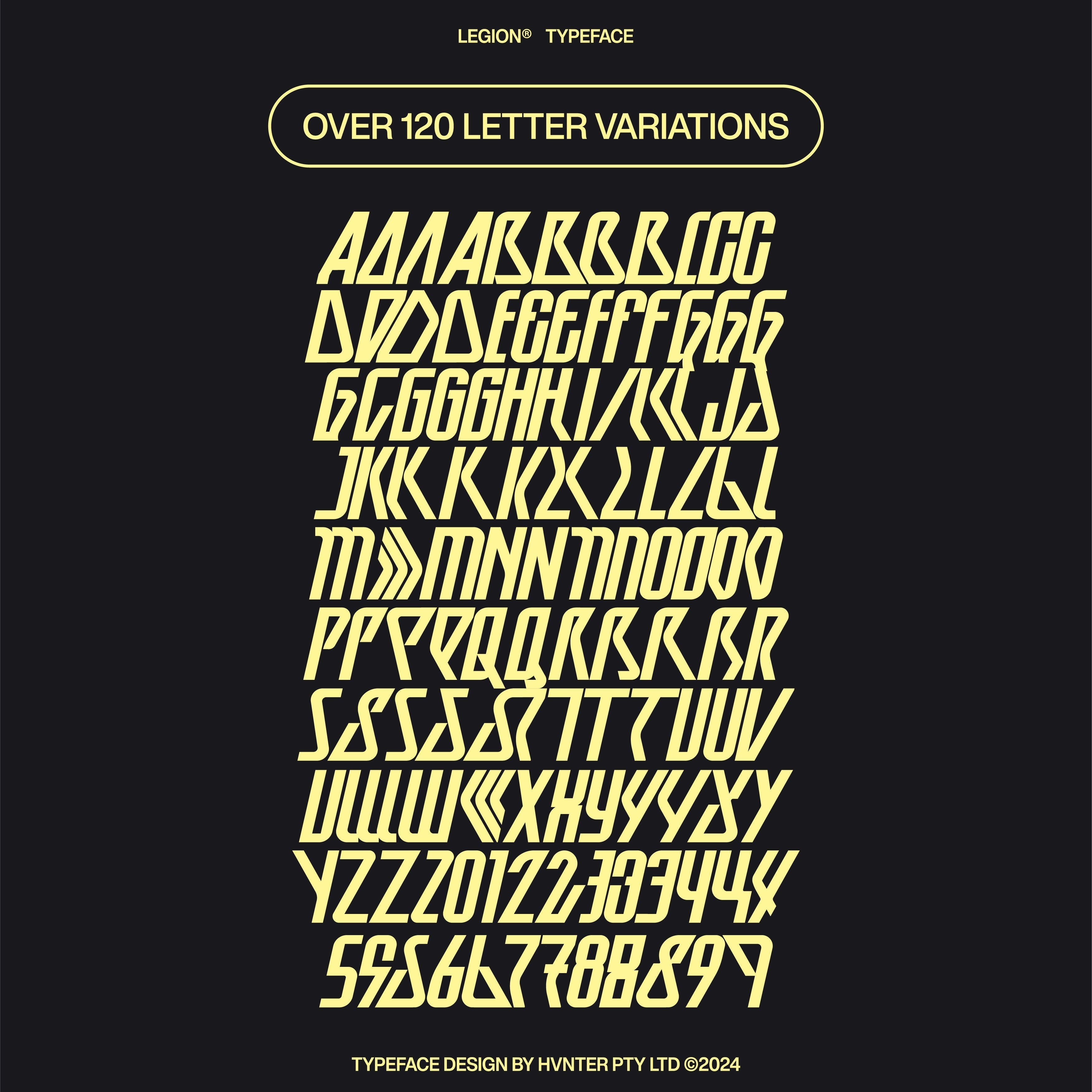 Legion Typeface