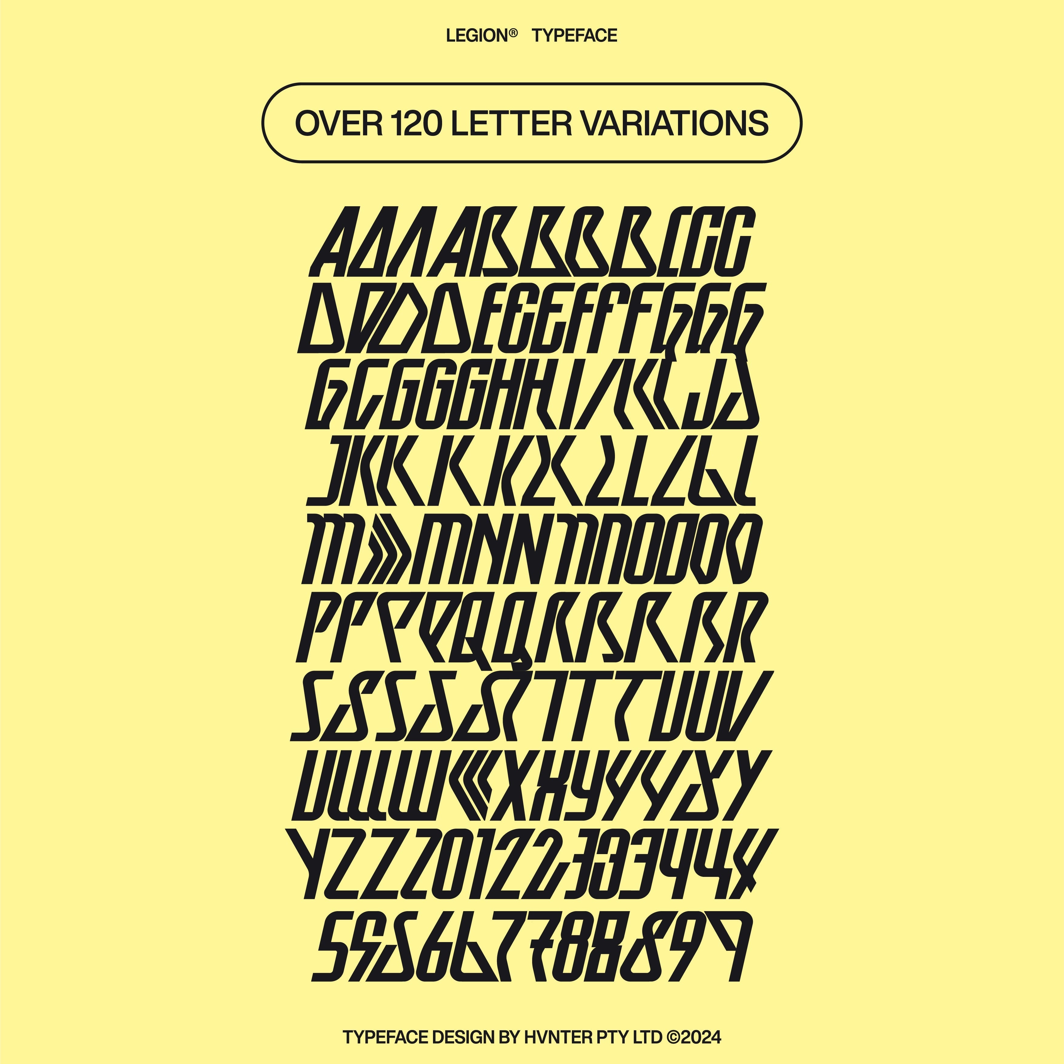 Legion Typeface