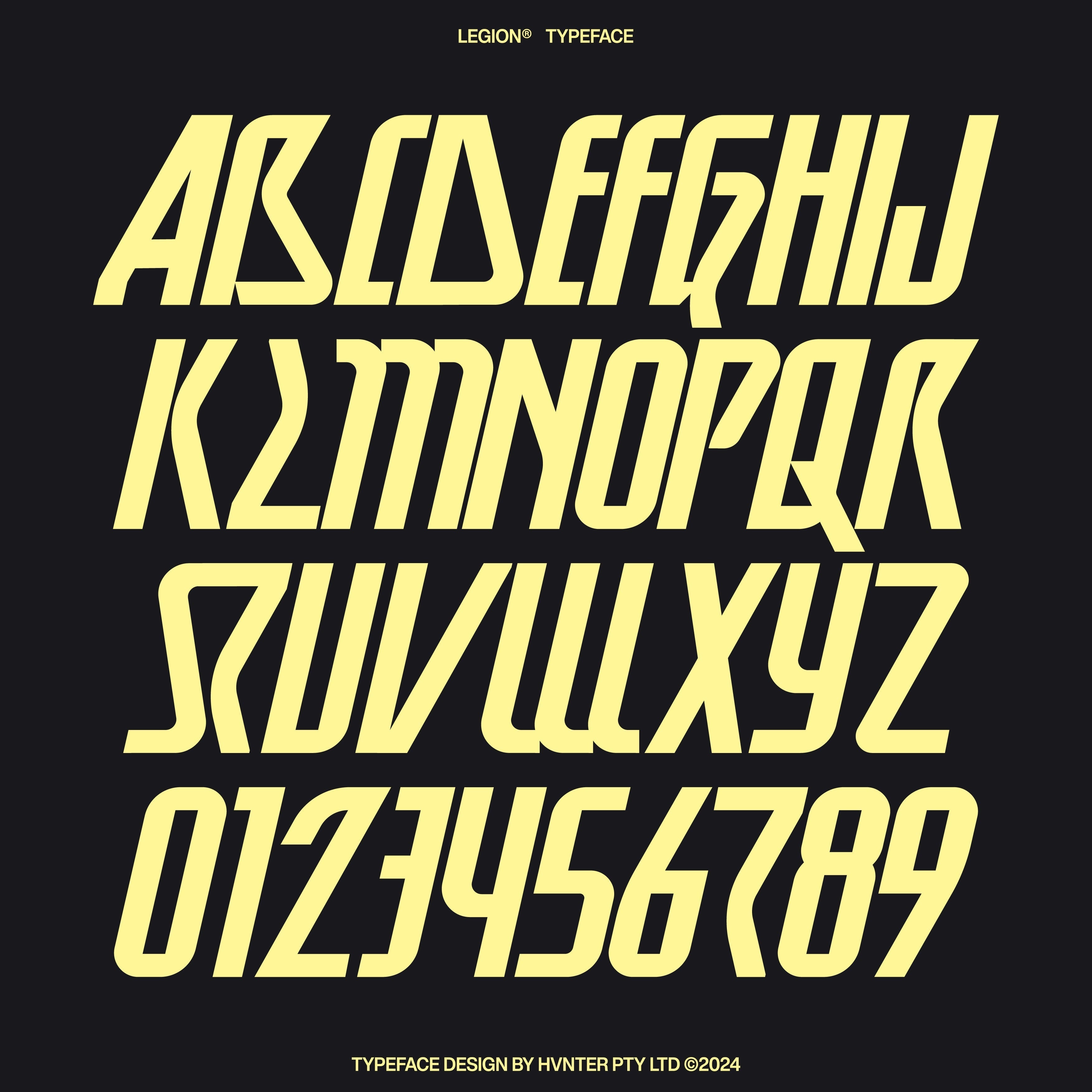 Legion Typeface