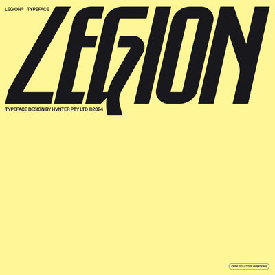 Legion Typeface