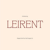 Leirent – Elegant Serif