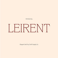 Leirent – Elegant Serif