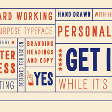 Letterpress Sans Font Family
