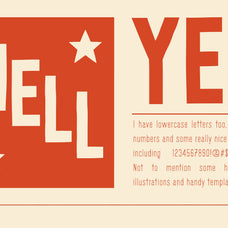 Letterpress Sans Font Family