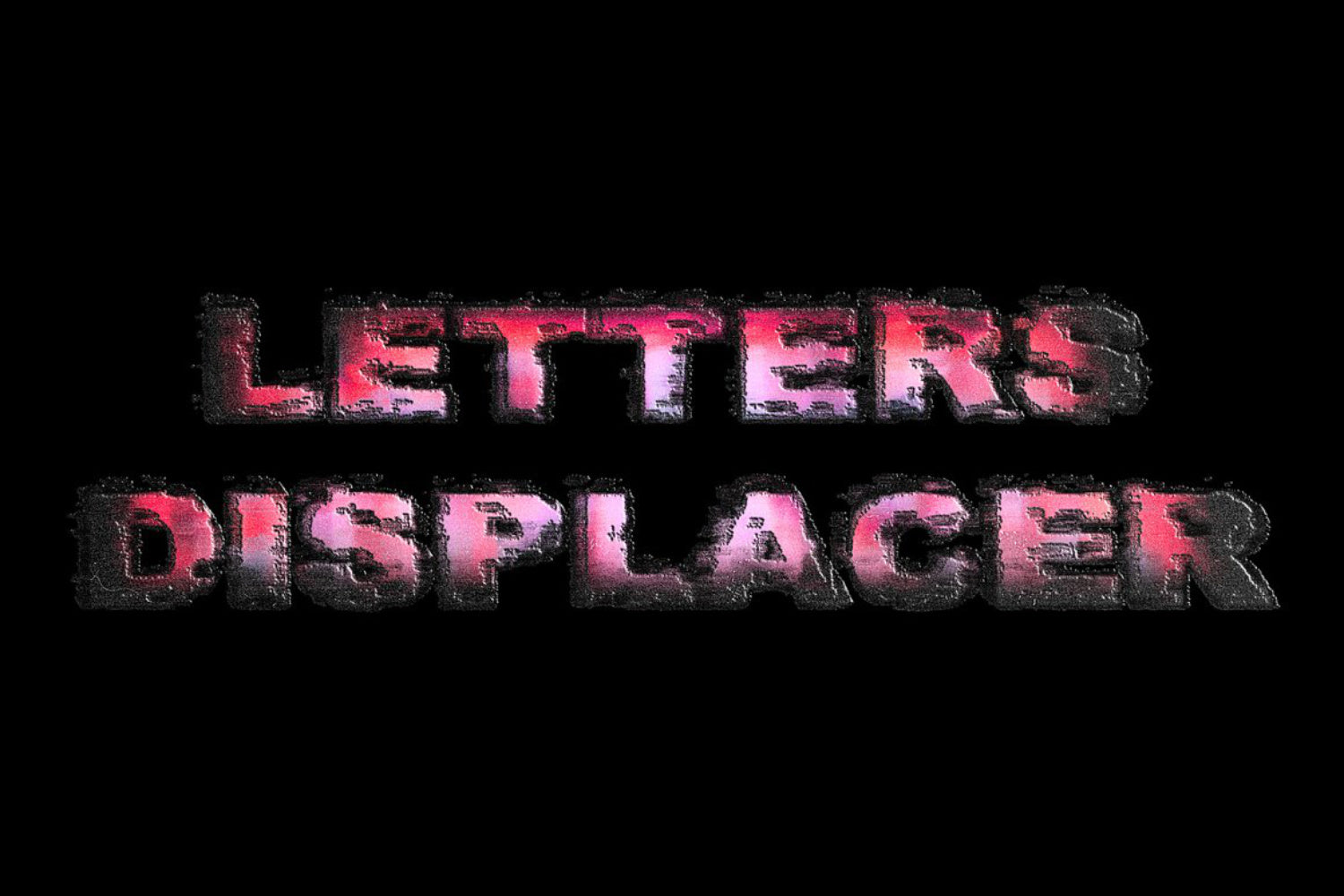 Letters Displacer Action