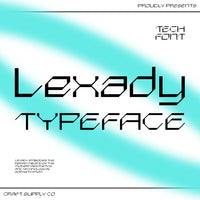 Lexady – Tech Font