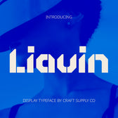 Liavin – Futuristic Font