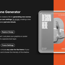 Lightbox Poster Mockup Generator