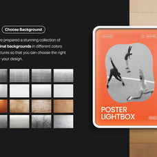 Lightbox Poster Mockup Generator