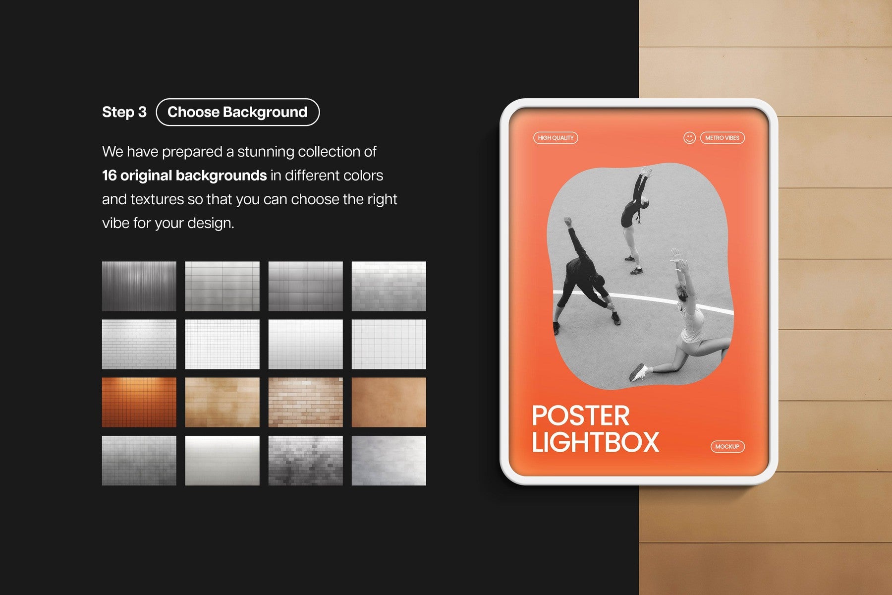 Lightbox Poster Mockup Generator
