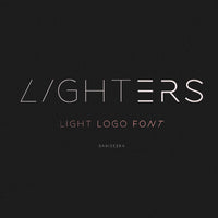 Lighters - Light Logo Font