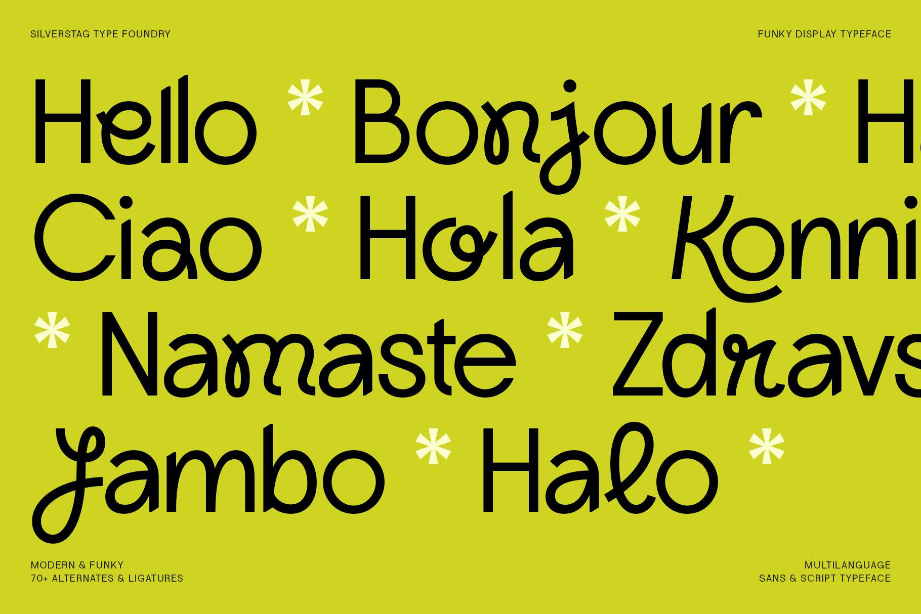 Lightshift - Funky Display Typeface