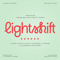 Lightshift - Funky Display Typeface