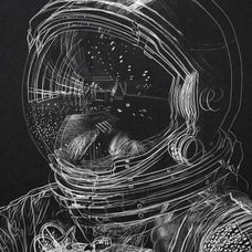 Line Paint Photo Effect